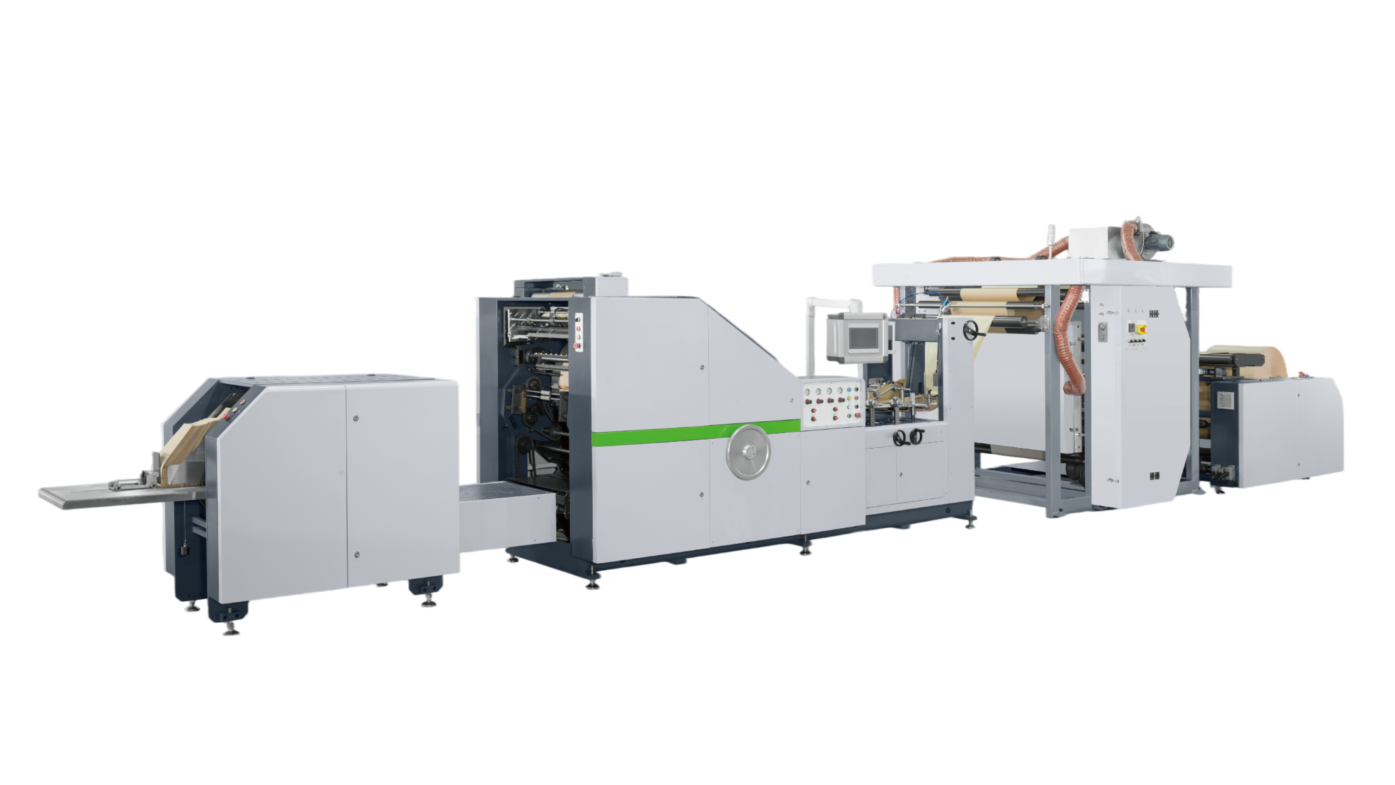 RKFD-330 Square Bottom Paper Bag Making Machine With Inline Printing ...
